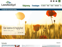 Tablet Screenshot of landbosyd.dk